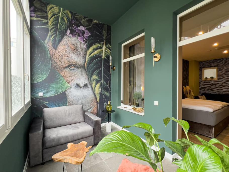 Exklusives Apartment Zoo Leipzig Eksteriør billede